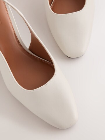 Next Slingback Pumps 'Forever Comfort' in White