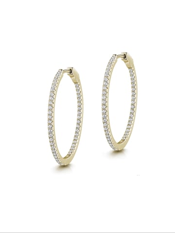 Cala Rose - Brincos 'SUMI' em ouro: frente
