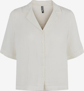 Pieces Tall - Blusa 'TINA' en blanco: frente