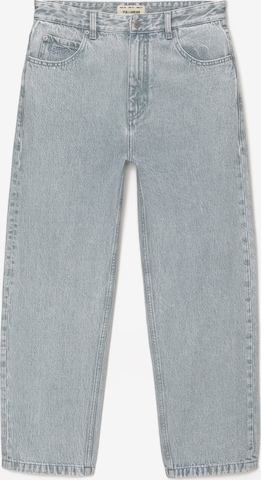 Pull&Bear Loose fit Jeans in Blue: front