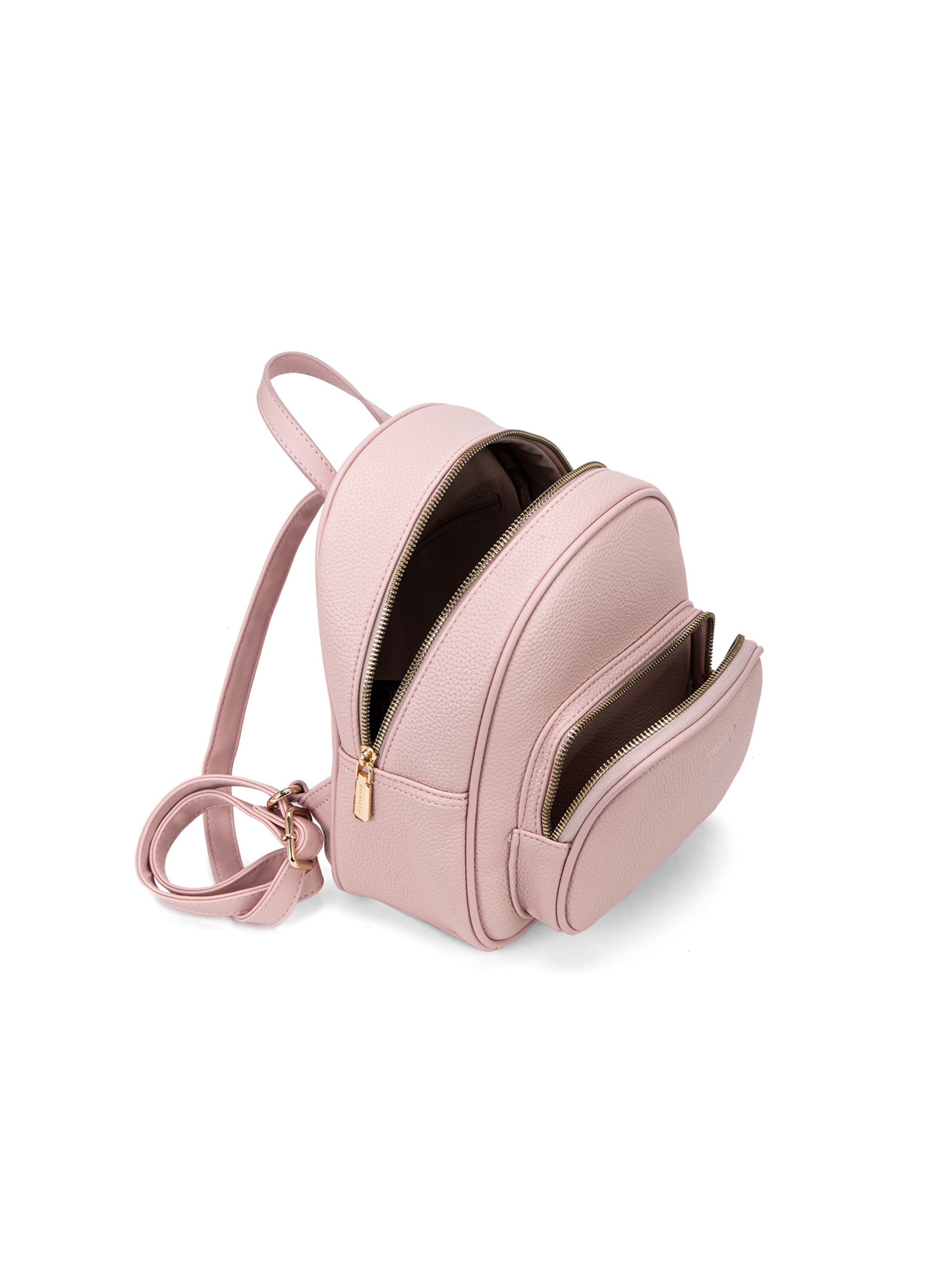Zaino 'Zaino Donna Vegan Leather con Zip e Tasche Organizzate - Diana & Co' di Diana&Co. in rosa