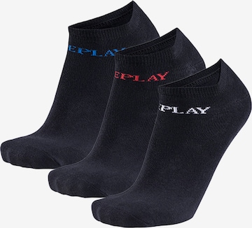 REPLAY - Calcetines en negro: frente