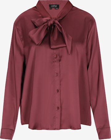 usha BLACK LABEL - Blusa em vermelho: frente