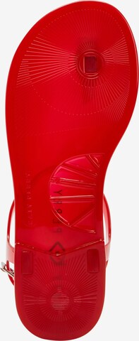Katy Perry T-Bar Sandals 'THE GELI' in Red