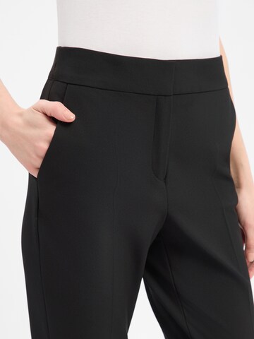 s.Oliver Slim fit Pleat-Front Pants in Black