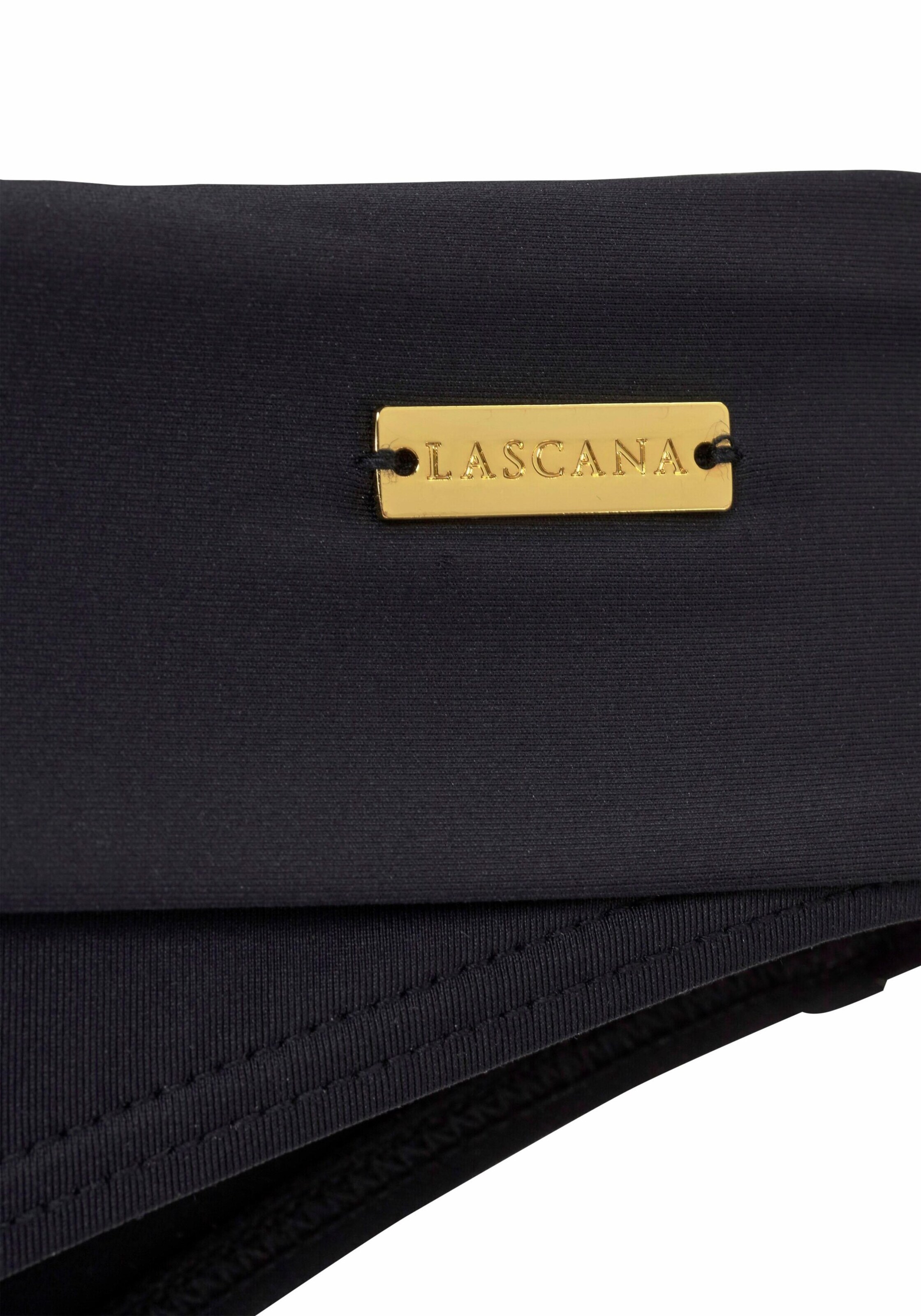 LASCANA Bikini hlačke 'Sofia' | črna barva