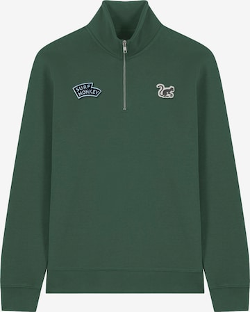 Surf Monkey - Sudadera en verde: frente