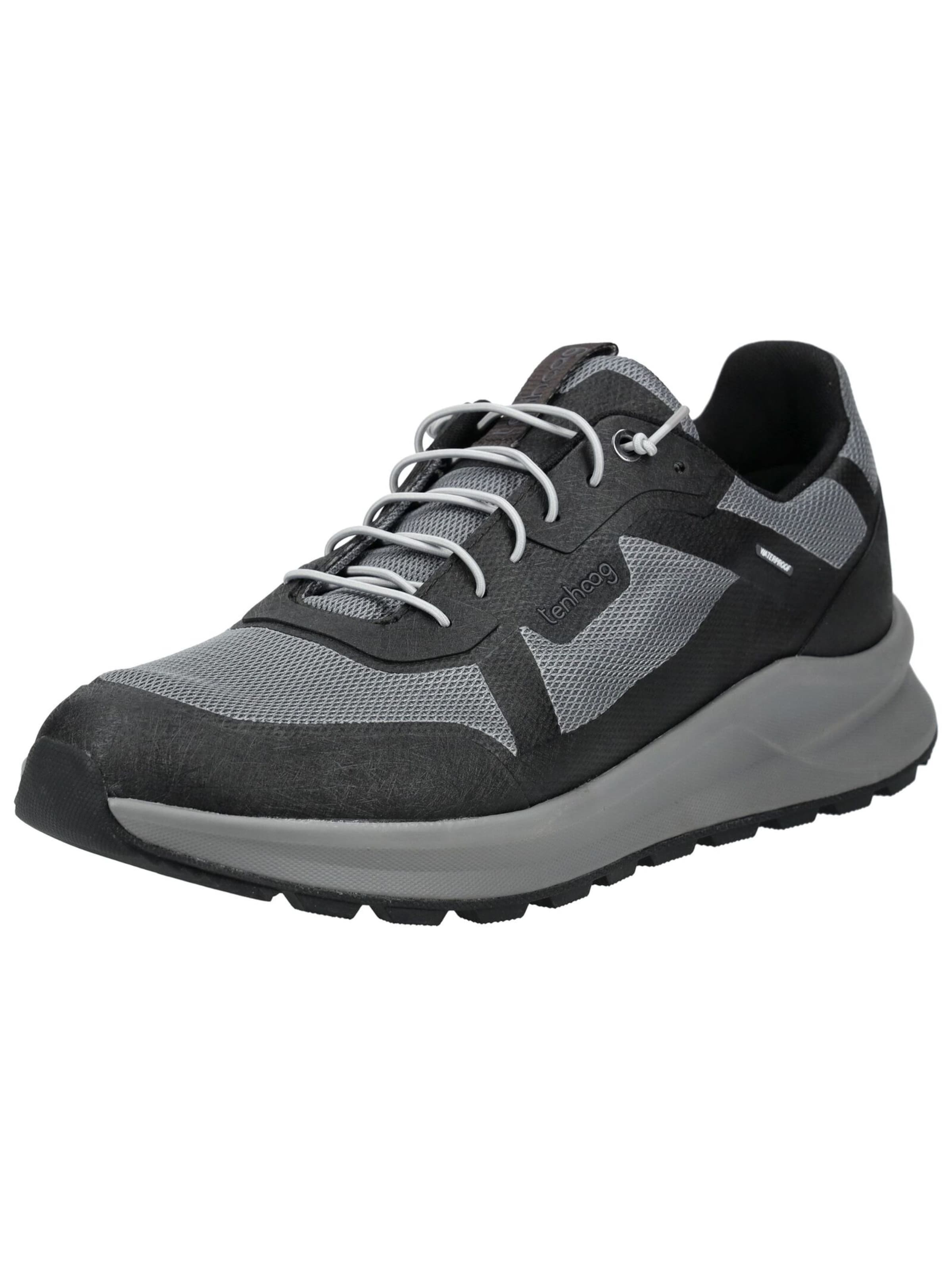 Tenhaag Platform trainers in Grey: front