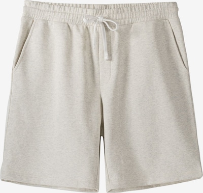 Bershka Shorts in greige / weiß, Produktansicht