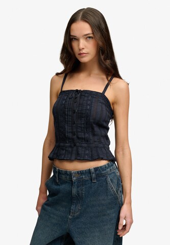 Superdry & Co Top in Blauw: voorkant