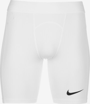 NIKE Skinny Sportunterhose in Weiß: predná strana