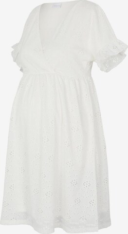 MAMALICIOUS - Vestido de verano 'Dinne Tess' en blanco: frente