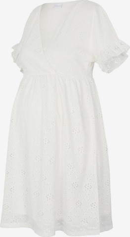 MAMALICIOUS Summer Dress 'Dinne Tess' in White: front