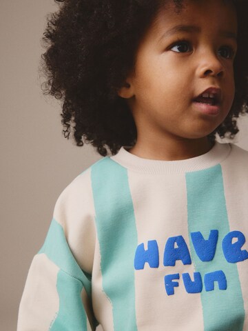 Next Sweatshirt und Shorts Set in Blau
