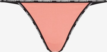 Karl Lagerfeld String in Roze: voorkant