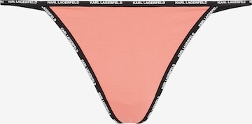 Karl Lagerfeld - Tanga en rosa: frente