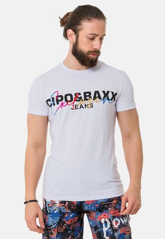 CIPO & BAXX Shirt in White: front