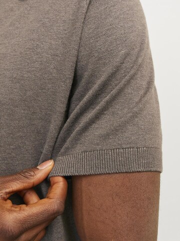 JACK & JONES - Jersey 'Igor' en marrón