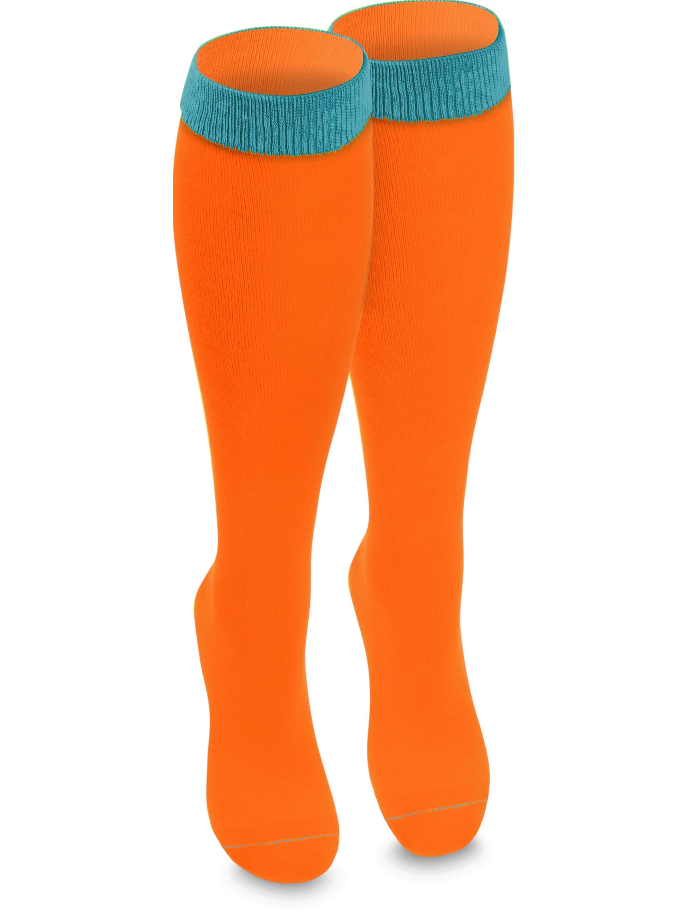 normani Knee High Socks in Orange