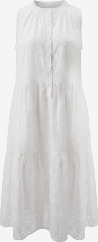 Robe Usha en blanc : devant