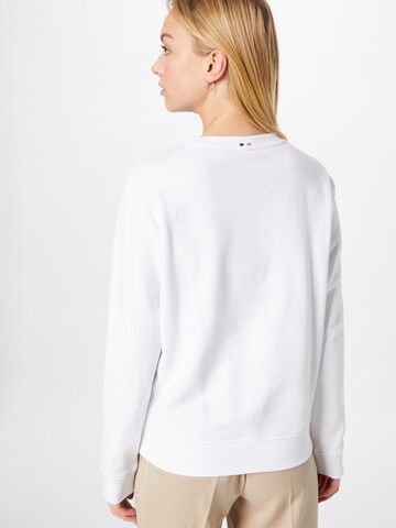 BOSS Sweatshirt 'Ela' i vit