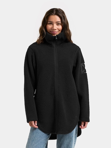 Didriksons Fleecejacke 'Umi' in Schwarz: Vorderseite