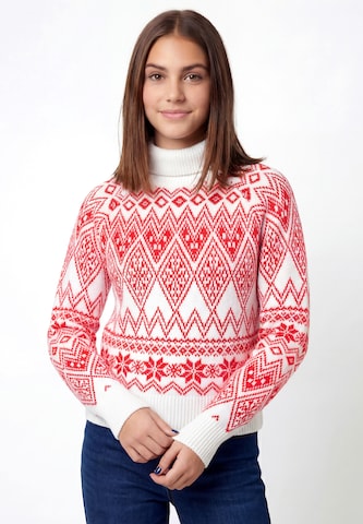 MYMO Sveter - Červená: predná strana