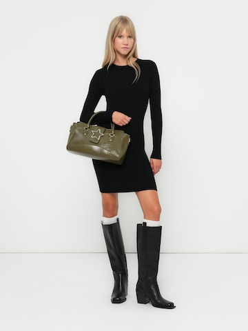 PIECES Knitted dress in Black