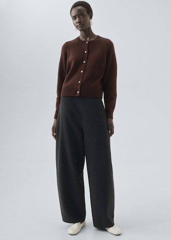 MANGO Strickjacke 'Scorpius' in Braun