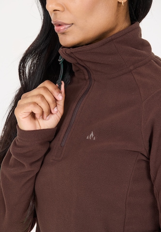 Whistler Sports sweatshirt in Brown