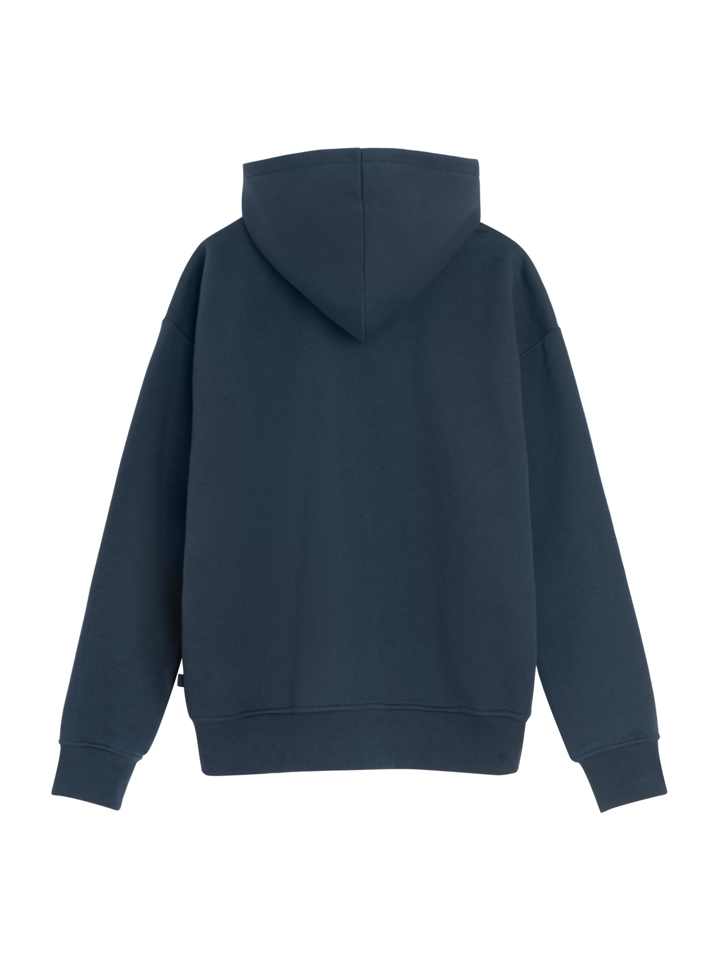 NoWear Zip-Up Hoodie in Blue: back