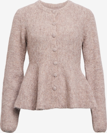 OBJECT Knit cardigan 'OBJSaggia' in Beige: front