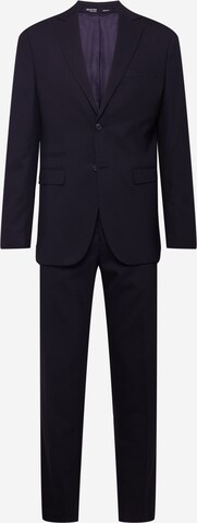 SELECTED HOMME - Slimfit Traje en negro: frente