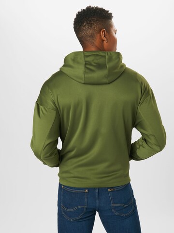 ADIDAS SPORTSWEAR Athletic Zip-Up Hoodie in Green