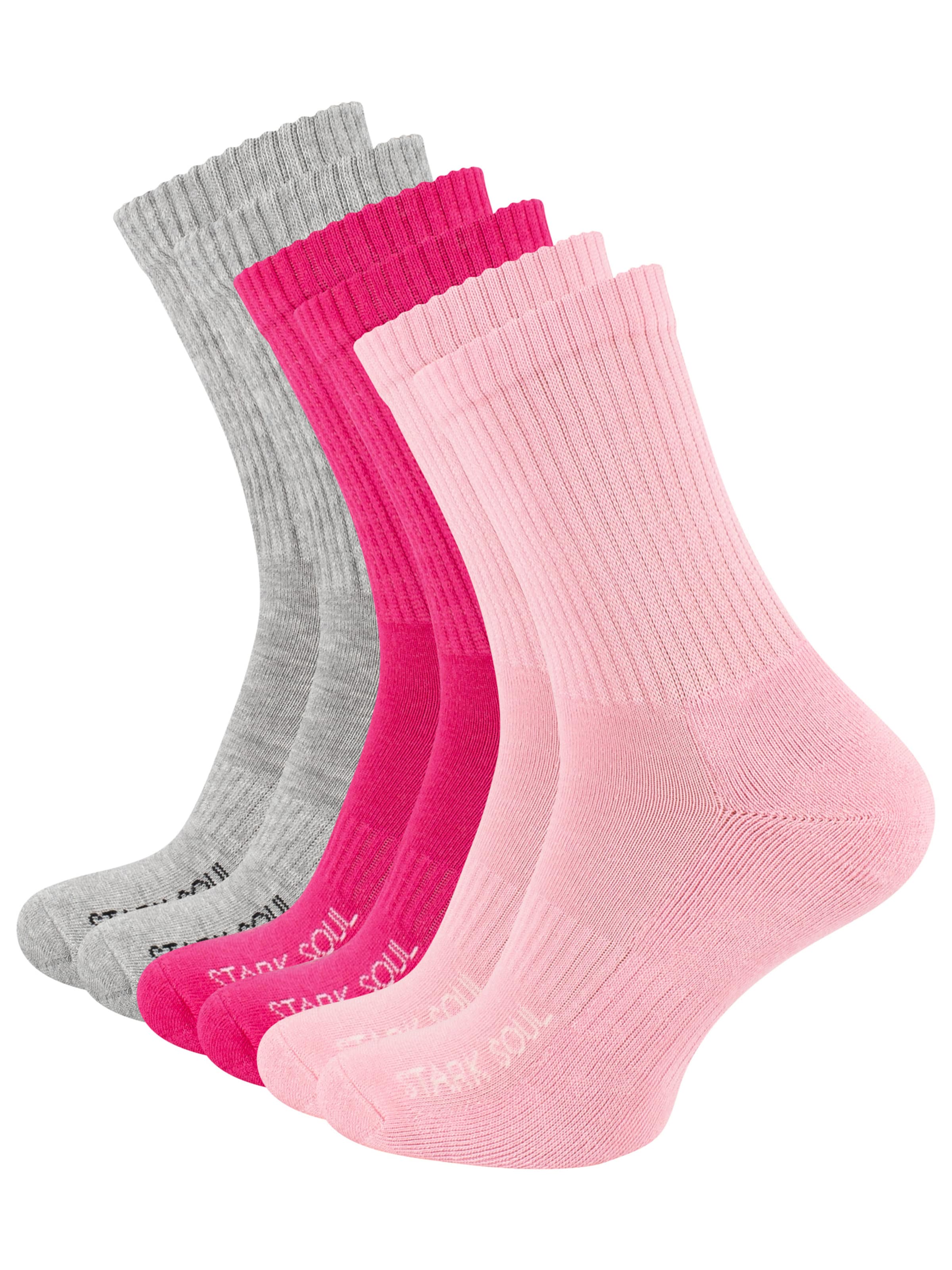 Chaussettes de sport Stark Soul en mélange de couleurs : devant