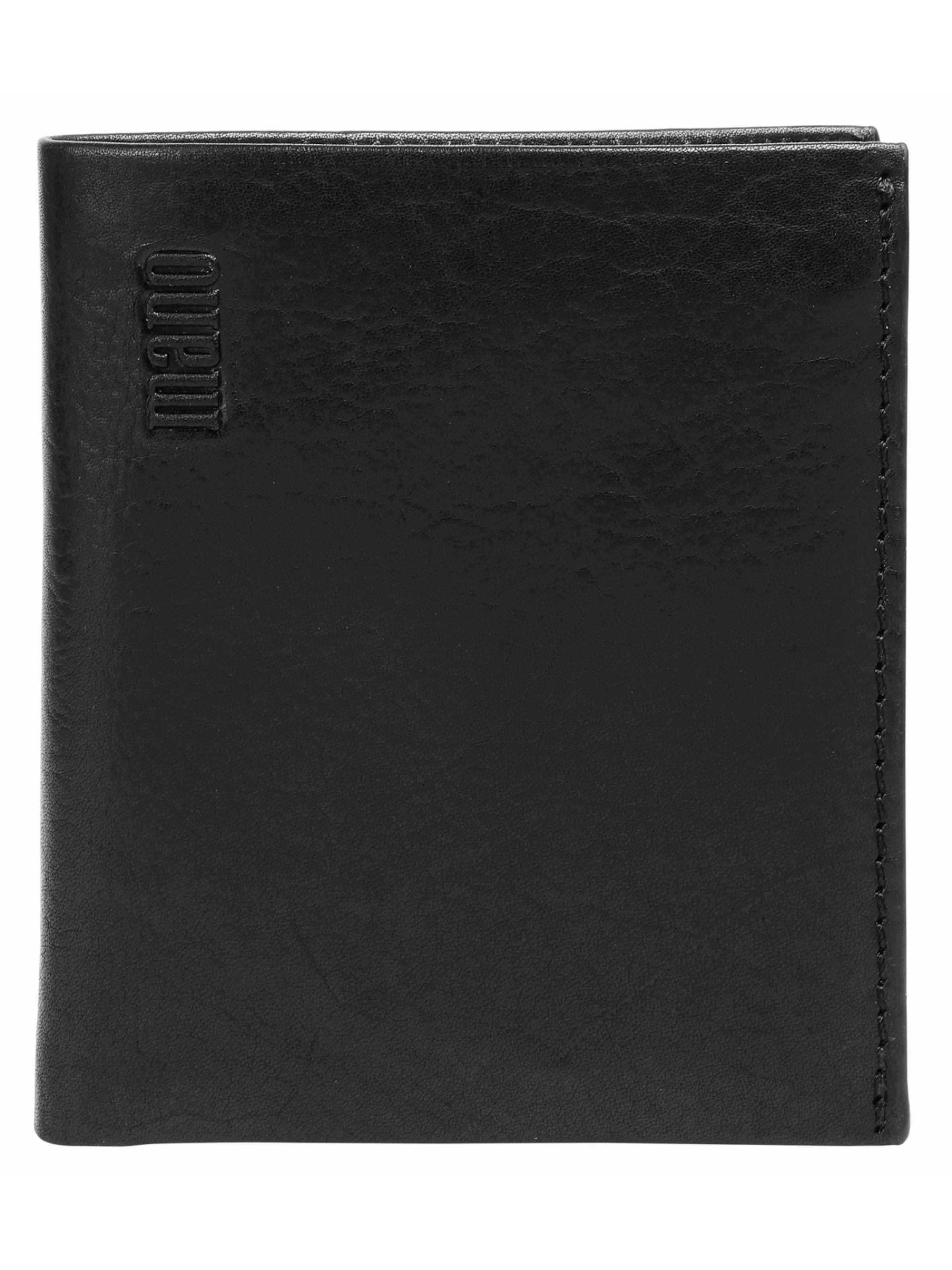 mano Portemonnaie 'LIGATUS'‌‌‌‌ in Schwarz: Vorderseite