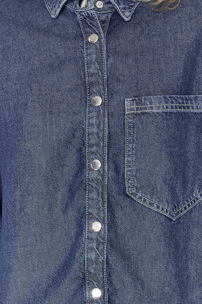 Trendyol Bluse i XS i blue denim, Produktvisning