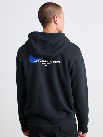 Nike Sportswear Tréning dzseki 'CLUB' - fekete: elől