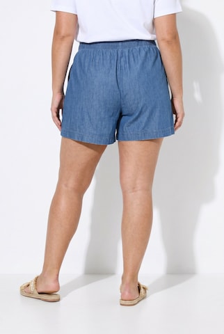 Angel of Style Wide leg Broek in Blauw