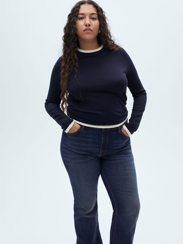 MANGO Flared Jeans 'FIONA' in Blue