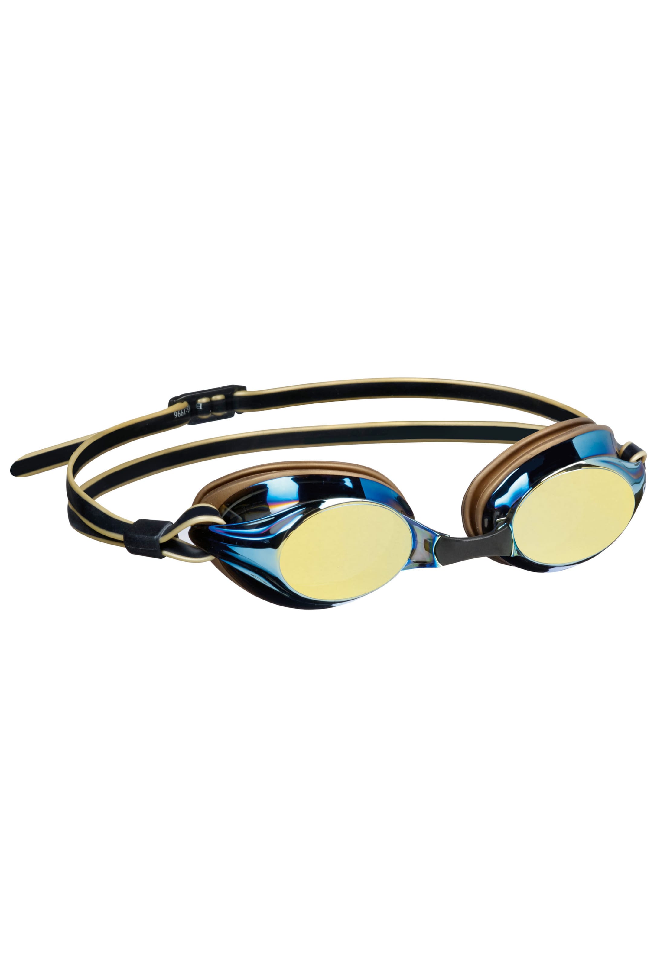 BECO the world of aquasports Schwimmbrille 'BOSTON MIRROR' in Gold: Vorderseite