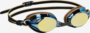 BECO the world of aquasports Schwimmbrille 'BOSTON MIRROR' in Gold: Vorderseite