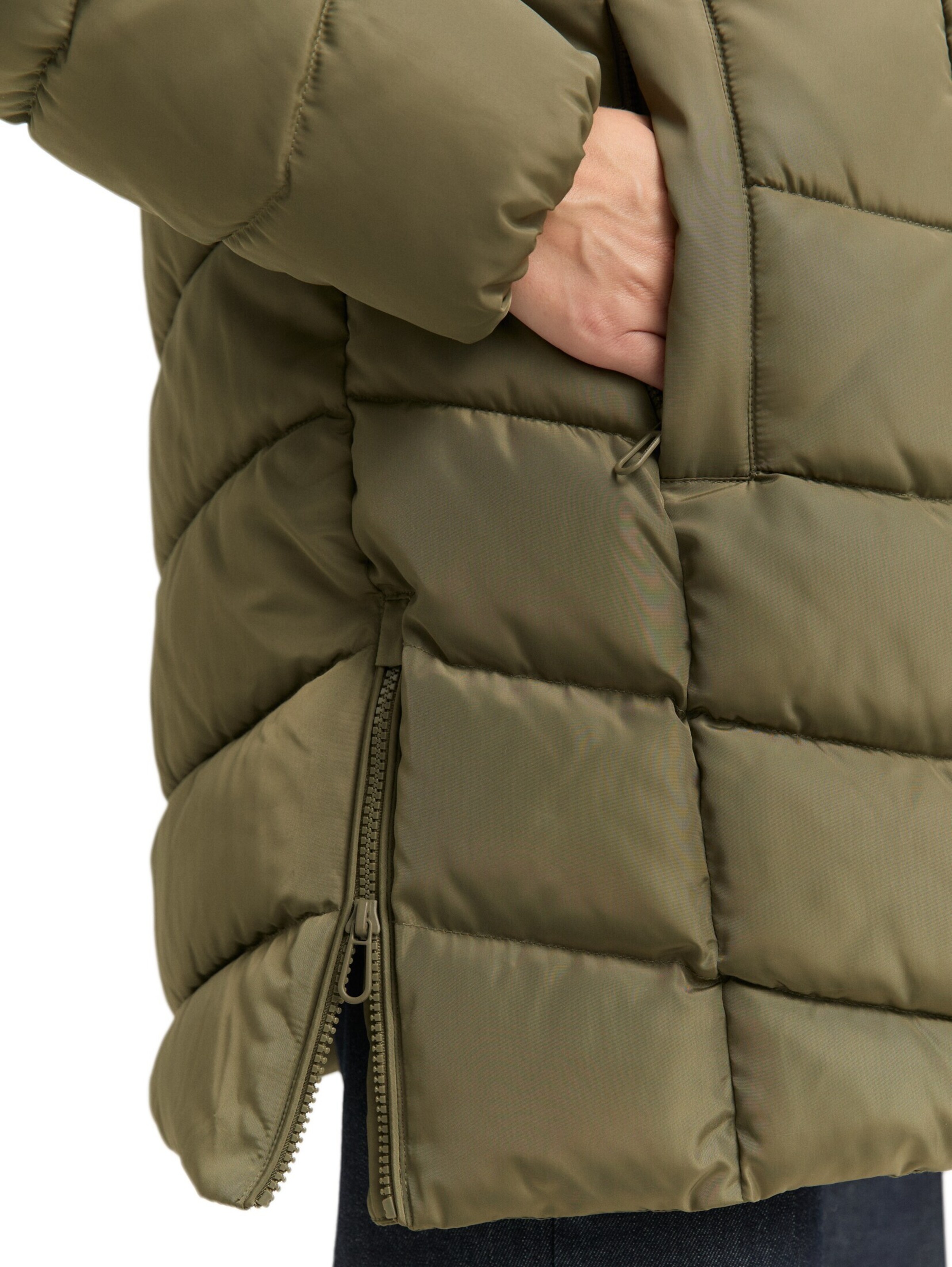 TOM TAILOR Wintermantel in Groen