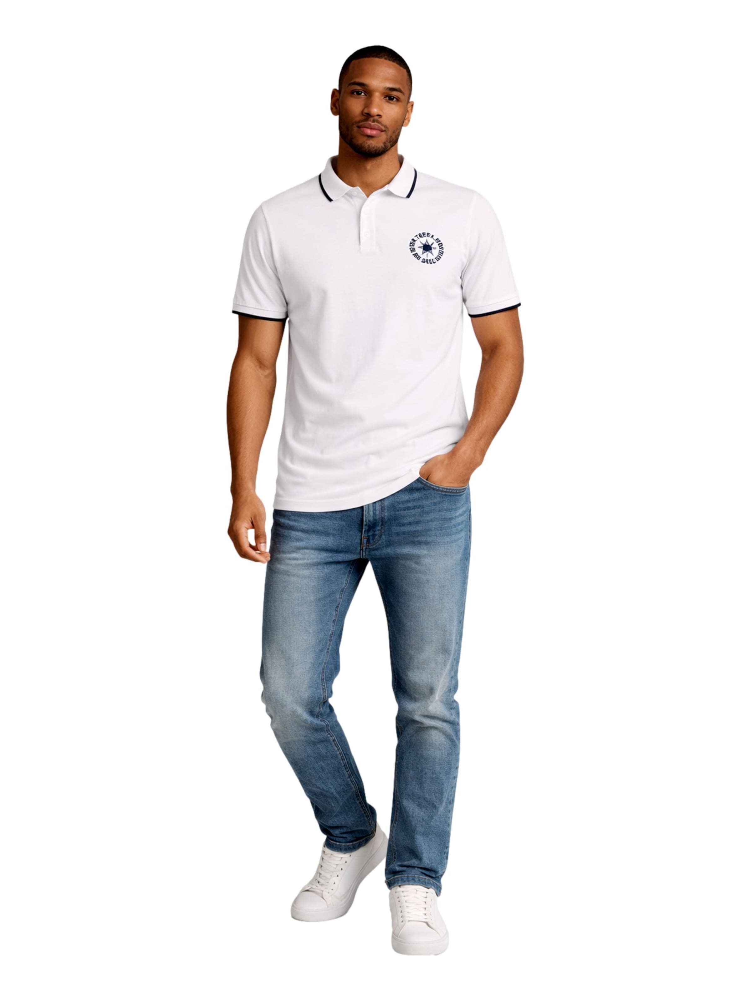 T-Shirt Petrol Industries en blanc