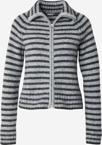 melns WEEKDAY Adīta jaka: no priekšpuses