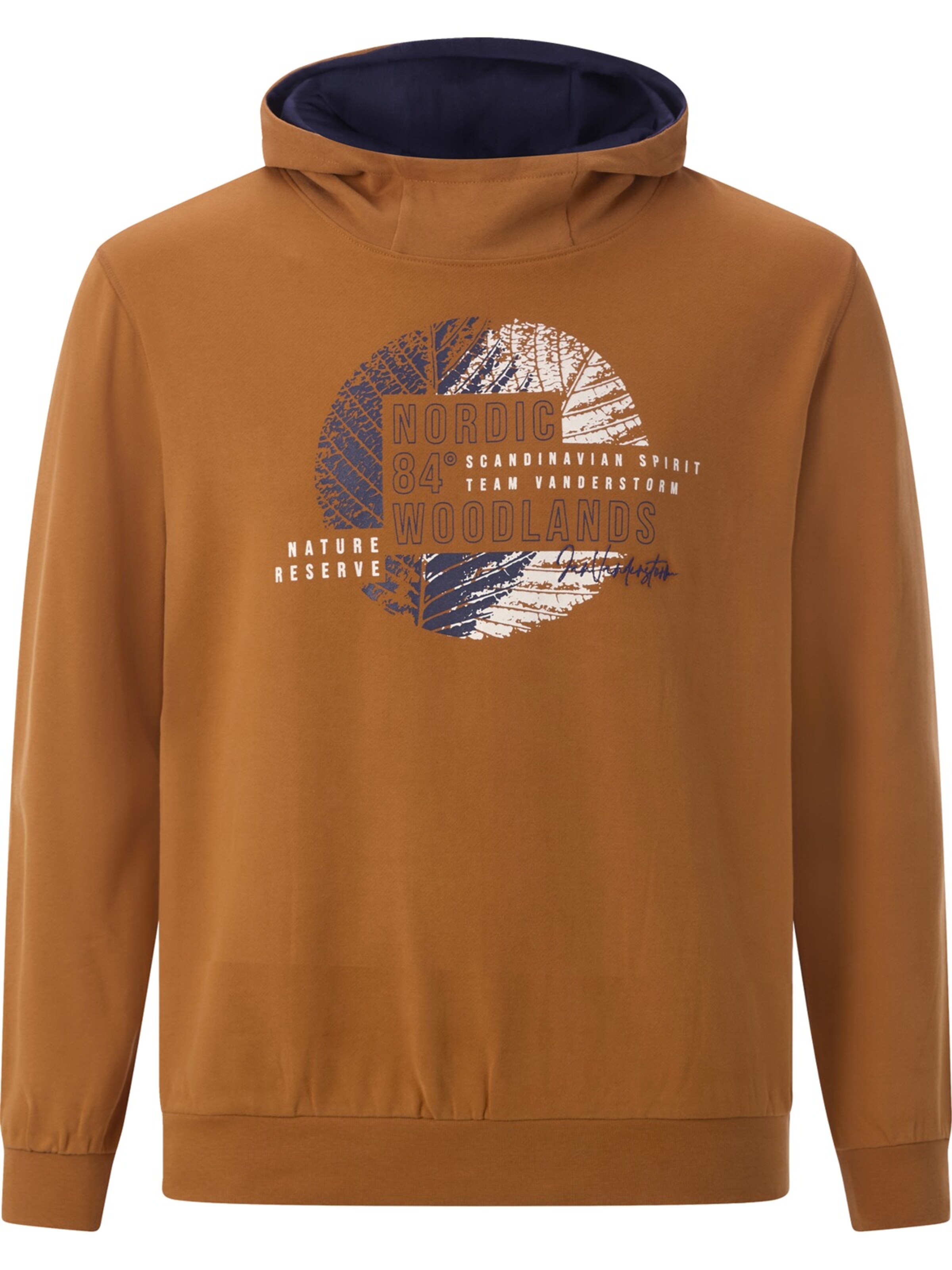 Jan Vanderstorm Sweatshirt 'Magnusborg' in Orange: front