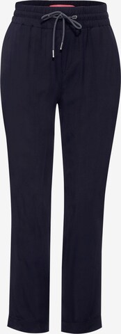 STREET ONE Regular Broek 'Bonny' in Blauw: voorkant