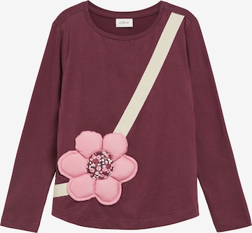 s.Oliver Shirt in Rood: voorkant