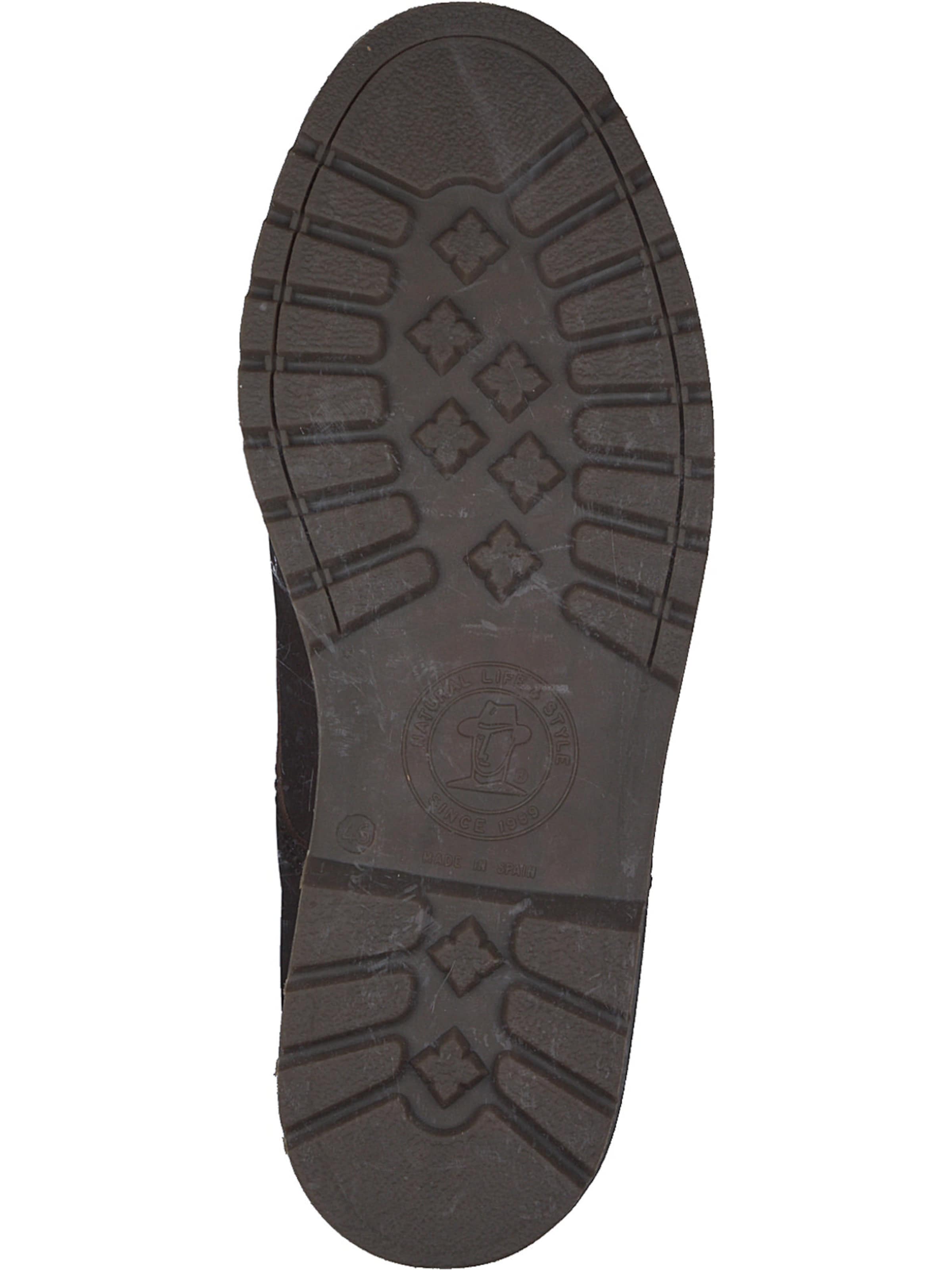 Ghete cu șireturi 'Panama' de la PANAMA JACK pe maro