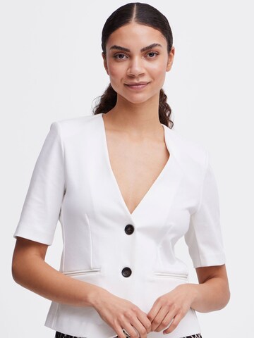 Blazer 'Rizetta' di b.young in bianco: frontale